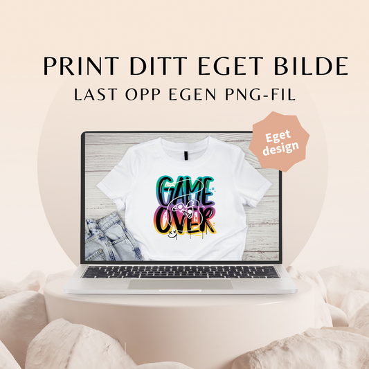 Eget DTF transfermerke - enkeltvis