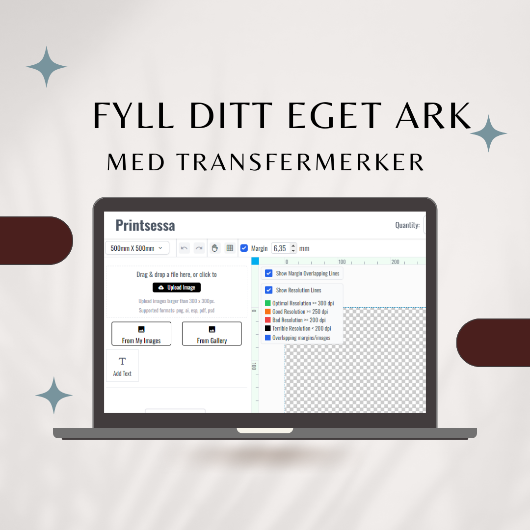 Eget DTF transfermerke - ARK/RULL